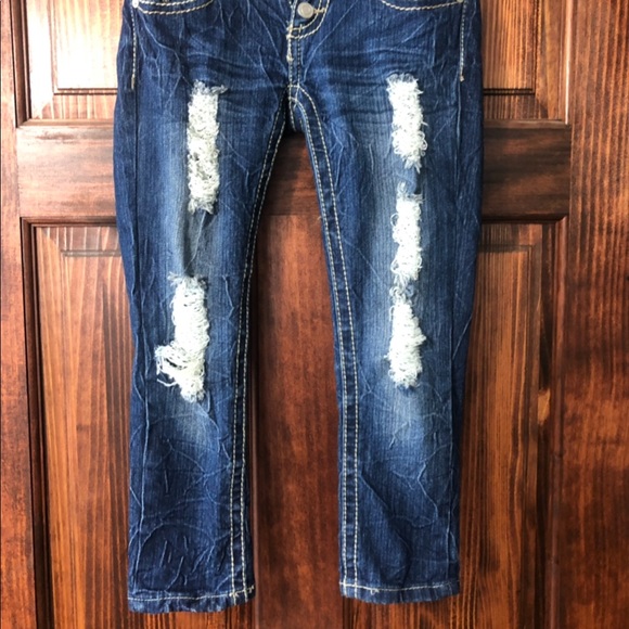 ⚜️DISTRESSED CAPRIS⚜️ - Picture 2 of 6
